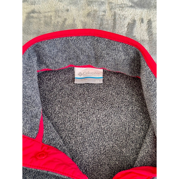 Columbia PFG Women’s Harbor-side Pullover Quartersnap Size XS Pink and Grey - Picture 6 of 8